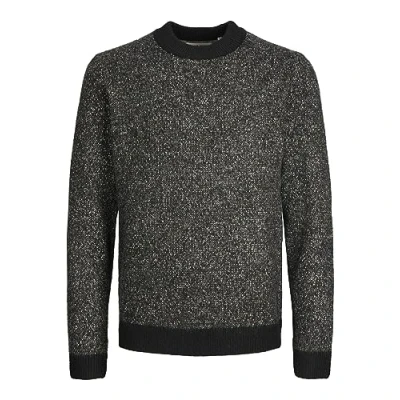 Abbildung von Jack &amp; Jones Jcospace MOCK NECK Strickpullover, Herren, Größe: XL, Black/peyote neps