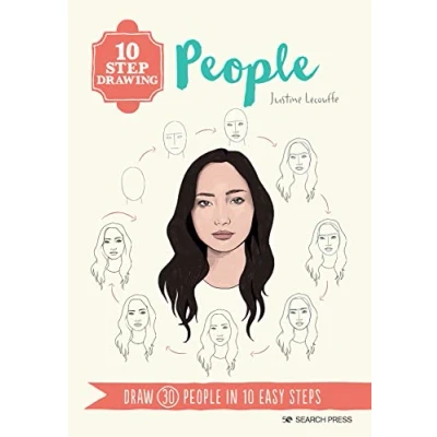 Abbildung von 10 Step Drawing: People: Draw 30 People in Easy Steps