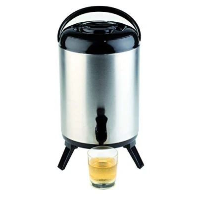 Abbildung von APS Getränkespender &quot;Iso Dispenser&quot;, Edelstahl, für heiße und kalte Getränke, 9,5 Liter