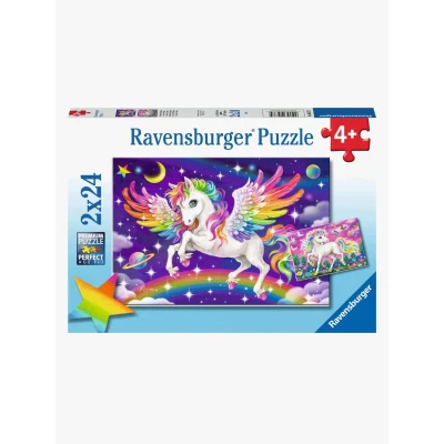 Abbildung von Ravensburger Puzzles Unicorn &amp; Pegasus 2x24 Teile
