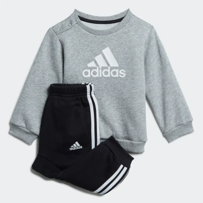 Abbildung von adidas Performance BOS LOGO Unisex SET Trainingsanzug für Kinder, Größe: 68, Medium grey heather/white/black