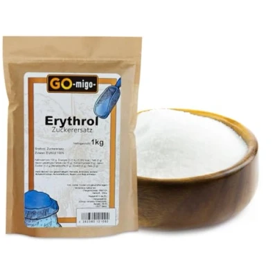 Abbildung von 1kg Erythritol Erythrit Zucker Ersatz Kalorienfrei Sweetener Sugar substitute