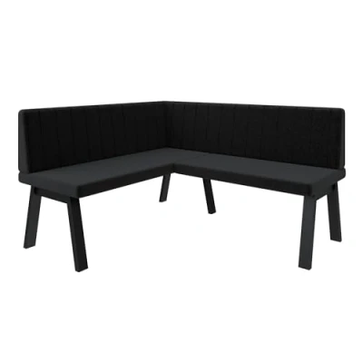 Abbildung von Eckbank Akiko Metal A Eckbankgruppe für Ihrem Esszimmer, Küche modern, Sitzecke, Essecke. Perfekt Küche, Büro und Rezeption. Solide Starke Verarbeitung. (142x168 Links Inari100)