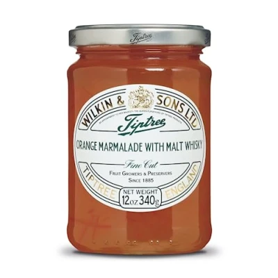 Abbildung von Tiptree Orangenmarmelade mit Malt Whisky Fine Cut (340g) Packung 6