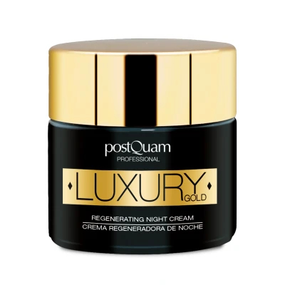 Abbildung von Postquam SKIN CARE Luxury GOLD Regenerating Night Cream 50ML Nachtpflege, Größe: One Size, White