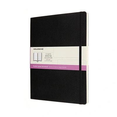Abbildung von Notizbuch Moleskine XL liniert Softcover schwarz 1 Stk.