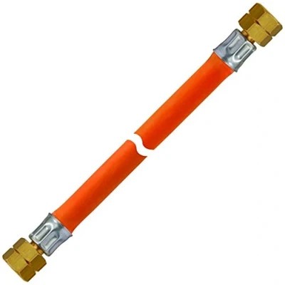Abbildung von Mitteldruck Schlauchleitung korrosionsbeständig 1/4 lks, Schlauchlänge:80cm