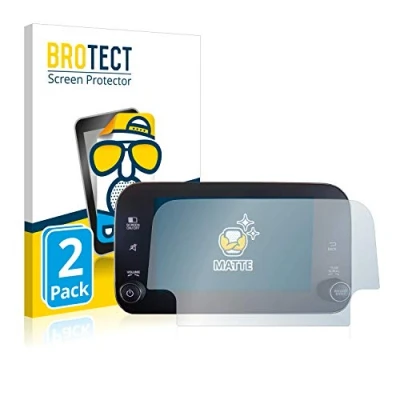 Abbildung von BROTECT Entspiegelungs Schutzfolie für Fiat Tipo 2016 2019 Uconnet 7&quot; (2 Stück) Matte Displayschutz Folie, Anti Reflex, Fingerprint