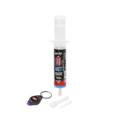 Abbildung von Errecom 1000 Miglia BKR 3102 WET Fahrradkette Schmiermittel für feuchtige 60ml, nasse &amp; schlammige Straßenbedingungen, Spritze mit Drop Huggie System Applikatoren, fluoreszierende&amp; duftende Formel