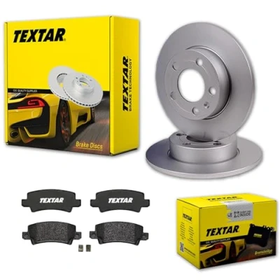 Abbildung von Bremsscheiben 258mm + Beläge hinten passend für Corolla E12
