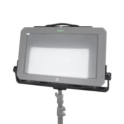 Abbildung von Nitze Monitorständer Montage Set mit oberem Griff, kompatibel Atomos Sumo 19/19SE für Stativ DSLR Rig
