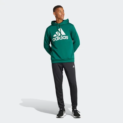 Abbildung von adidas Sportswear Hooded Tracksuit Trainingsanzug, Herren, Größe: Large, Collegiate green