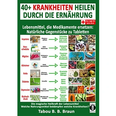 Abbildung von 40+ Krankheiten heilen durch Die Ernährung Lebensmittel, Medikamente ersetzen: Natürliche Gegenstücke zu Tabletten: magische Heilkraft der ... Nahrungsmittel bekämpfen welche Krankheiten?