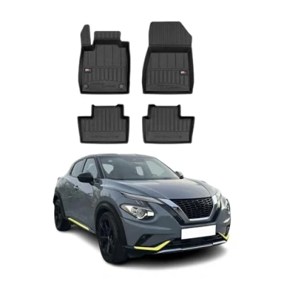 Abbildung von OMAC Gummi Fußmatten kompatibel mit Nissan Juke 2019 2023 Premium TPE Automatten 4tlg