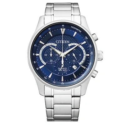 Abbildung von Citizen AN8190 51L Herrenuhr Chronograph Stahl/Blau