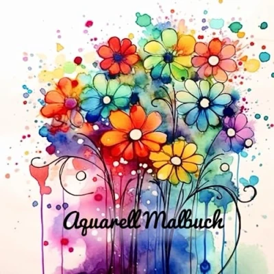 Abbildung von Aquarell Watercolor Malbuch für Erwachsene: Umgekehrtmalbuch Linien malen (besonders kreative Malbücher)