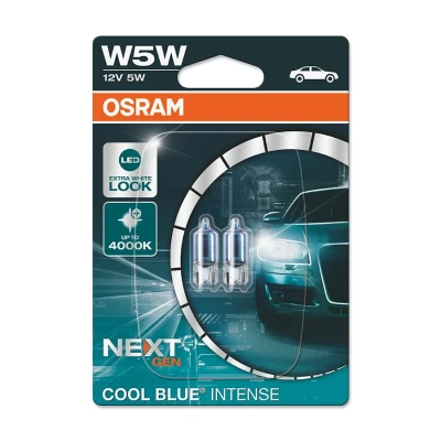 Abbildung von OSRAM KFZ Ersatzleuchte 4062172394710 Signal Leuchtmittel COOL BLUE® INTENSE W5W 5 W 12