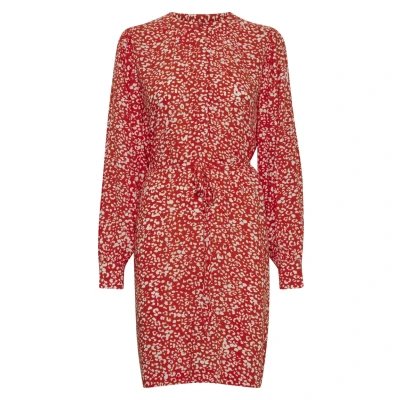 Abbildung von ICHI Ihcarolina DR Freizeitkleid, Damen, Größe: 36, Poppy red