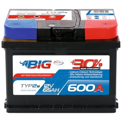 Abbildung von BIG +30% T Modell (12V 65Ah 600A/EN)