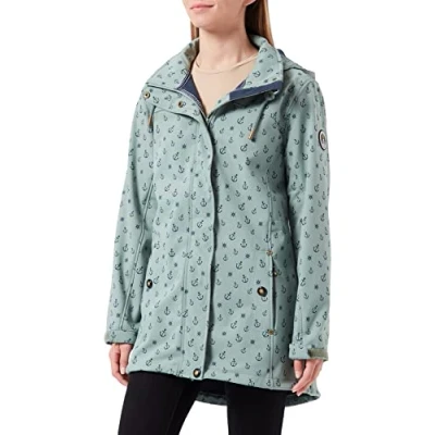 Abbildung von Ankerglut Damen #ankerglutschein Women Softshelljacke, Slate Gray, 38