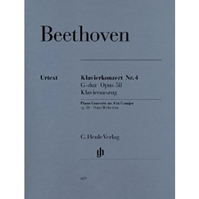 Abbildung von Klavierkonzert Nr. 4 G dur op. 58; Klavierauszug: Instrumentation: 2 Pianos, hands, Piano Concertos (G. Henle Urtext Ausgabe)