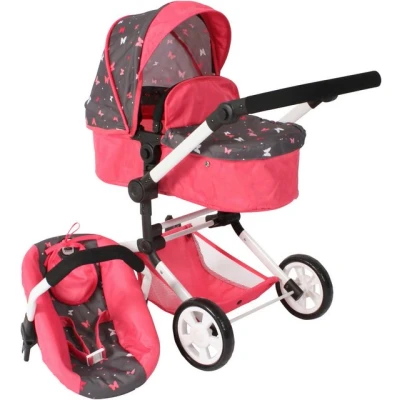 Abbildung von CHIC2000 Kombi Puppenwagen Linus, Butterfly, (Set)