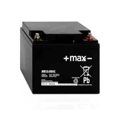 Abbildung von Akku kompatibel PORTALAC TEV12500 12V 50Ah AGM Blei Accu Batterie wartungsfrei