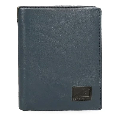 Abbildung von Pepe Jeans Marshal Vertikale Geldbörse mit Geldbörse, blau, 8,5 x 10,5 1 cm, Leder, Talla única,