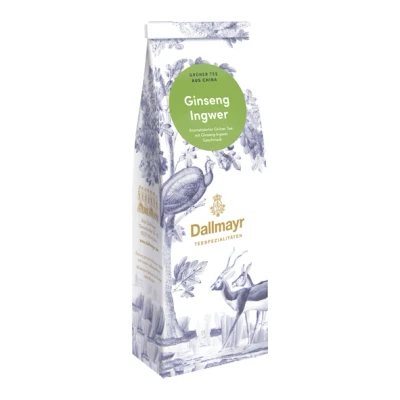 Abbildung von Dallmayr Aromatisierter Grüntee China Sencha Ginseng Ingwer, 8er Pack (8 x 100 g )