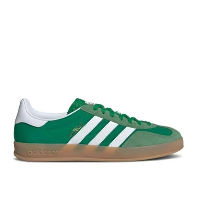Abbildung von Adidas Gazelle Indoor Sneaker für Herren, Green Cloud White Hazy Green, 42 EU