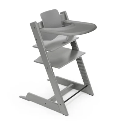 Abbildung von Stokke Hochstuhl Tripp Trapp mit Tray, für Kinder im Alter von 6 36 Monaten