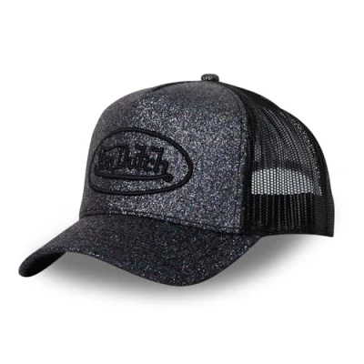 Abbildung von Von Dutch Kappe für Damen und Herren, Glitter, Trucker Kappe, verstellbar authentisch, Schwarz , Einheitsgröße