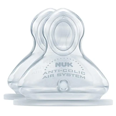 Abbildung von NUK 2 Sauger First Choice, Größe 1 (0—6 Monate), Piercing Lait M