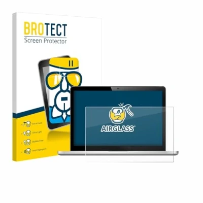 Abbildung von BROTECT 14&quot; Schutzglas für Notebooks mit 14,0 Zoll (35.6 cm) [310 x 175 mm, 16:9] Schutzfolie Panzer Folie Glas [Extrem Kratzfest 9H,