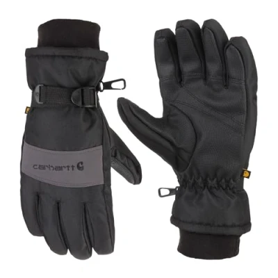 Abbildung von Carhartt Men&#039;s W.p. Waterproof Insulated Work Glove, Black/Grey, Medium