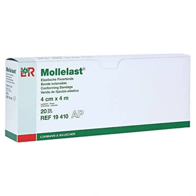 Abbildung von Mollelast Binden 4 cmx4 m weiss