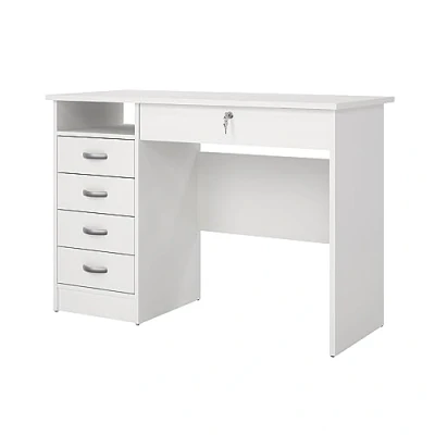 Abbildung von Home affaire Schreibtisch &quot;Function Plus, Arbeitstisch, Bürotisch&quot;, mit 4 Schubladen, 1 offenes Fach,Breite 110 cm