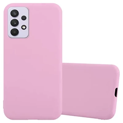 Abbildung von Cadorabo Hülle kompatibel mit Samsung Galaxy A33 5G Schutzhülle TPU Silikon Case Candy Design Slim Kratzfest Weiche Gummi Rundumschutz für in Rosa