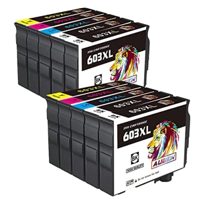 Abbildung von AUBEN 603XL kompatibel zu Epson 603 XL Tintenpatronen für Expression Home XP 2100 2105 2150 3100 3105 3150 4100 4105 4150 Workforce WF 2830 2835 2810 2820 2850