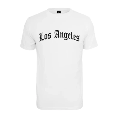 Abbildung von Mister Tee LOS Angeles Wording Tshirt print, Herren, Größe: XS, White