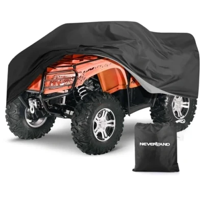 Abbildung von XXXL Quad ATV Abdeckplane NEVERLAND Fahrzeug Abdeckung Schutz Cover Winterfest Staub Regen UV Schwarz