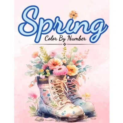 Abbildung von Spring Color by Number: numbers For Adults, Seniors, Teens and Kids (Color Number Coloring Books Adults)