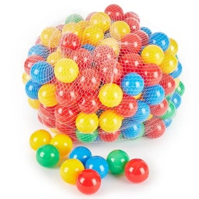 Abbildung von Bieco Bälle für Bällebad 250 Stück, Größe ca. 6 cm Bunte Kinder Plastic Balls Geeignetes Babys