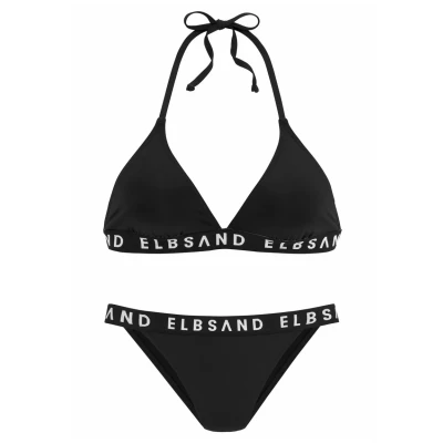 Abbildung von Elbsand SET Bikini, Damen, Größe: 34xA/B, Schwarz