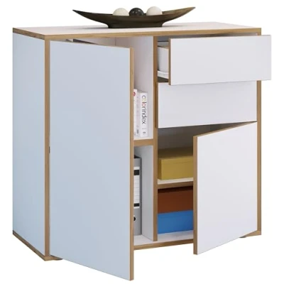 Abbildung von VCM Kommode Holz Sideboard Salia Breite 100 Schublade