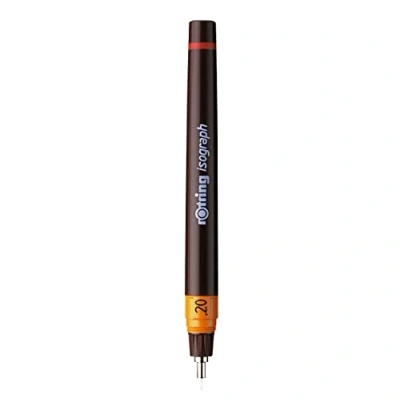 Abbildung von rOtring Isograph technischer Zeichenstift 0,20 mm nachfüllbare Fineliner