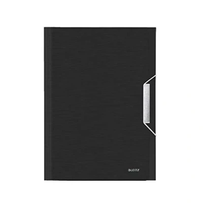 Abbildung von Leitz 39570094 Fächermappe Style Style, A4, 6 Fächer, PP, satinschwarz