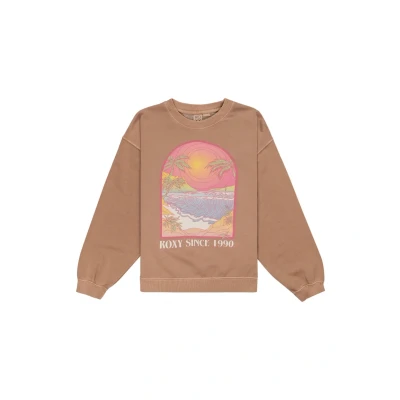 Abbildung von ROXY Lineup ÜBERGROSSES Sweatshirt FÜR MÄDCHEN 4 16 ERGFT04002 für Kinder, Größe: 140, Czu0