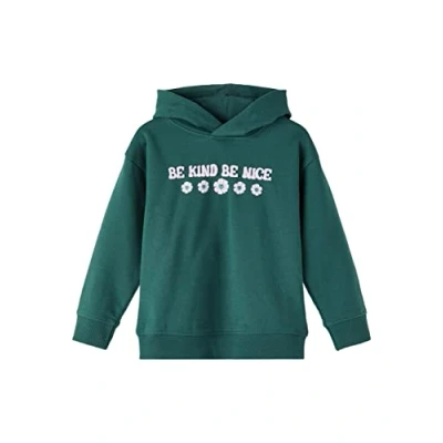 Abbildung von NAME IT Girl&#039;s NMFSILKE Sweat BRU Sweatshirt, Sea Moss, 98