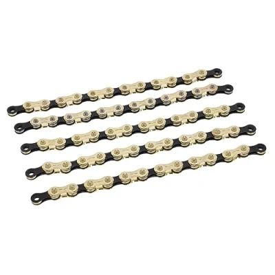 Abbildung von XLC CC C08 Fahrradkette, schwarz/Gold, 1/2 x 11/128